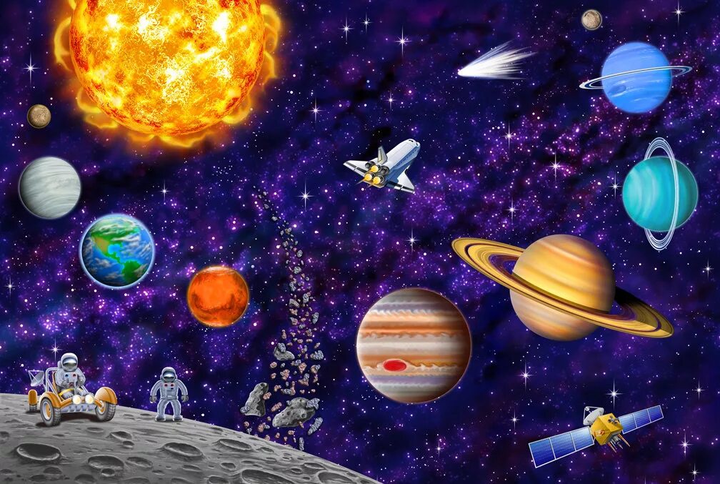 Космос планеты. Космическое путешествие для дошкольников. Космос для детей дошкольного возраста. Детям о космосе в детском саду.