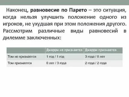 Равновесие нэша примеры