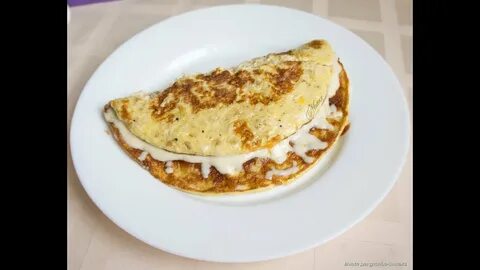 Овсяноблин с яйцом без молока
