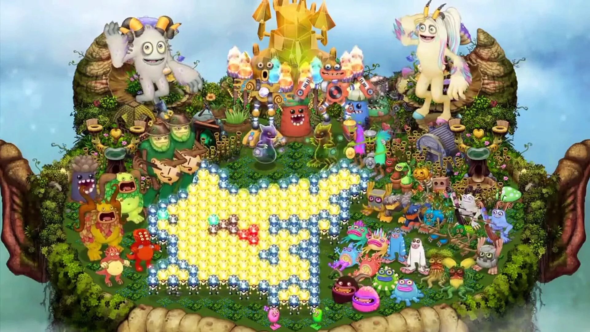 Растительный остров my singing Monsters. My singing Monsters острова. MSM остров растений. Остров растений из my singing Monsters. Монстры растительного острова