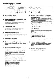 Инструкция посудомоечной машины dexp