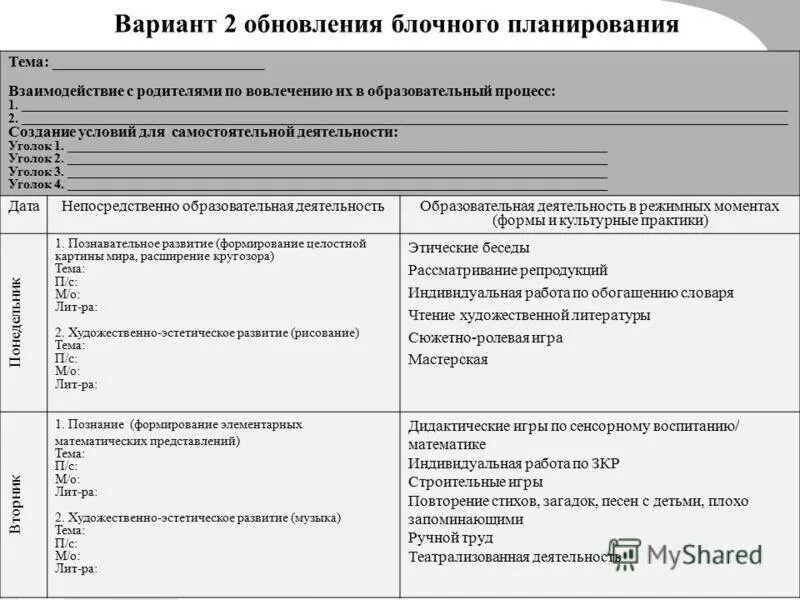 план воспитательной работы в подготовительной группе. календарно-тематическое планирование. блочное планирование в доу. тематическое планирование. планирование тема про.