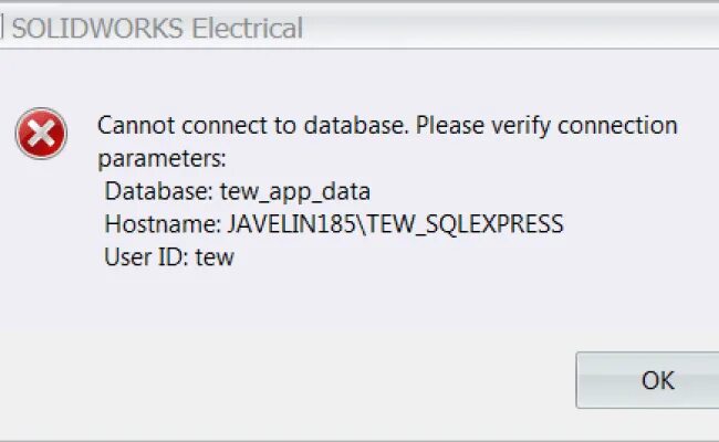 Cannot connect db. Cannot connect db