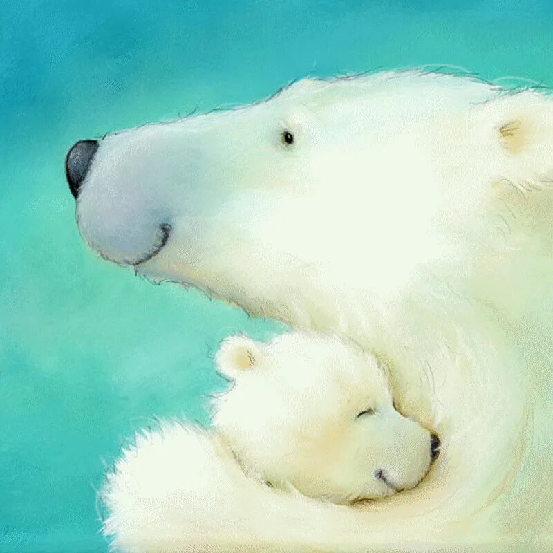 Умка про маму. Alison Edgson иллюстрации. Alison Edgson художник. Белый медведь с медвежатами. Белый мишка с мамой.