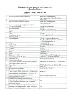 Карта партнера банка