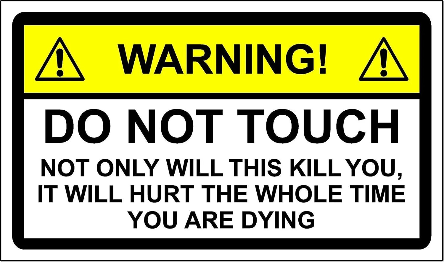 Warning warning warning records. Наклейка (стикер) caution. варнинг стикеры. warning danger. warning do not touch.