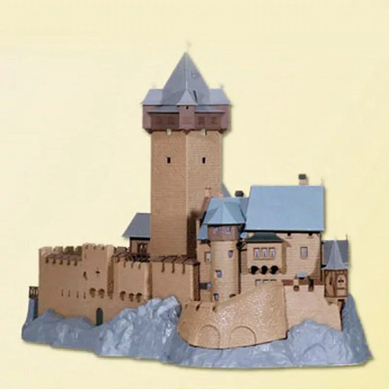 Kibri-39010 замок Falkenstein. Замок Falkenstein масштаб 1:87. Замок Falkenstein Aedes ARS. Средневековый замок звезда 1/72.