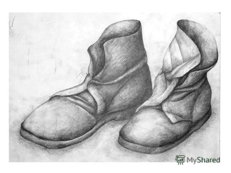 ботинки карандашом