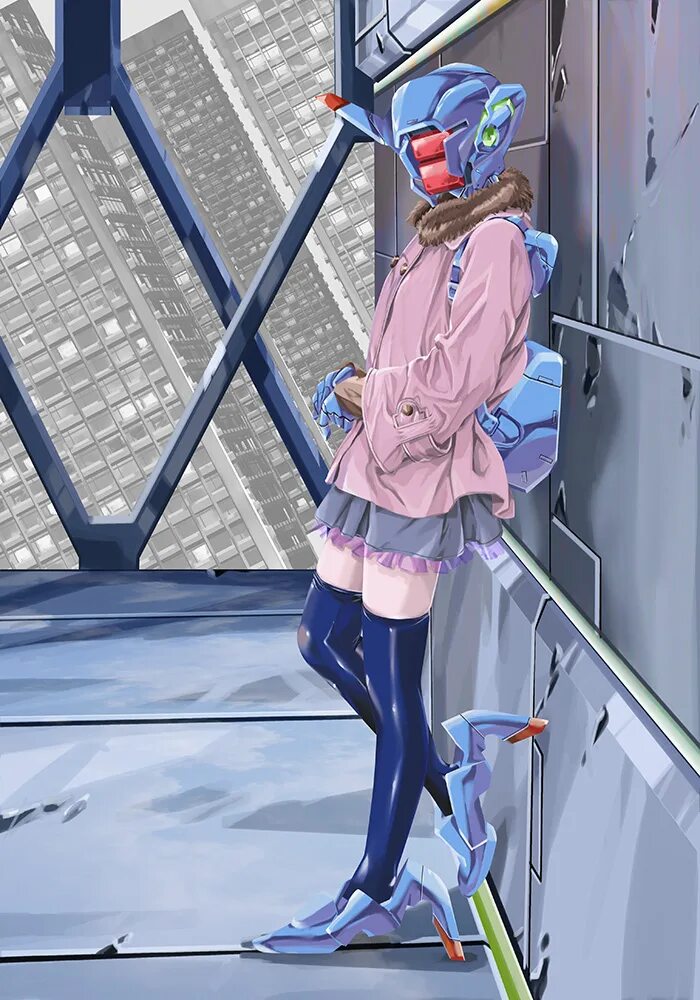 My dystopian robot girlfriend мод на деньги. Аниме девушка в робе. рободевочки. notarobot рободевушки. робо девушки.