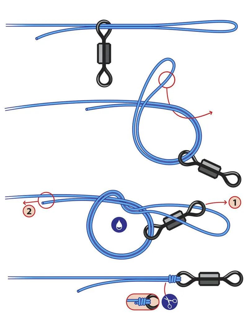 Плотный завязать. Рыболовный узел Паломар. Паломар узел поводок. Узел для привязывания поводка к основной леске. Плетенку узел вертлюг Паломар.