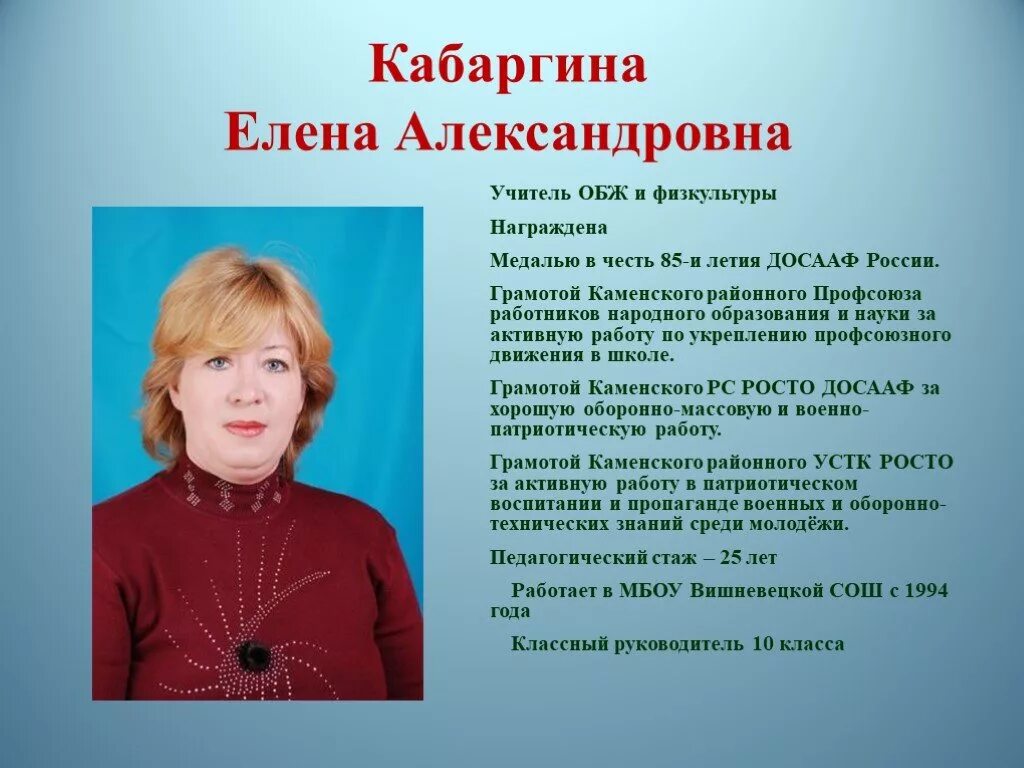 Презентации мо учителей