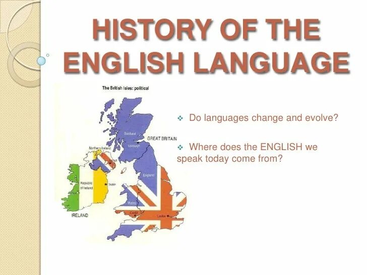 Английский язык island. History of English language. История английского языка. The Origin of the English language. История на английском.