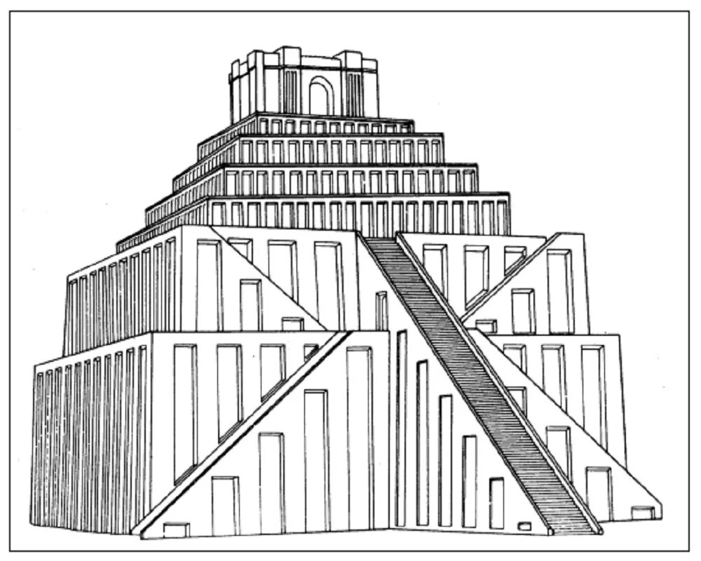Зиккурат Этеменанки. Зиккурат Этеменанки Вавилонская башня. Зиккурат Двуречье. Зиккурат Мардука в Вавилоне. Здания месопотамии