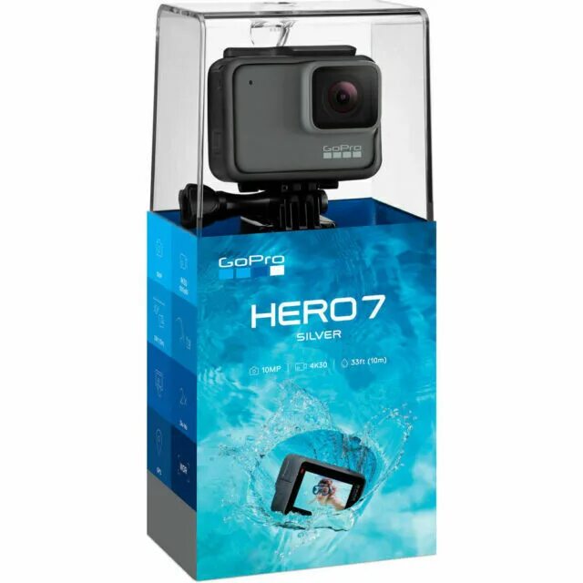 Экшн-камера GOPRO hero7. GOPRO Hero 7 (CHDHC-601). Камера GOPRO hero7 Silver Edition. Камеру• -GOPRO Hero 7 Silver. Гоу про hero