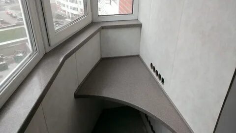 Скошенный балкон