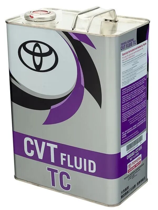 Масло трансмиссионное для вариатора. CVT Fluid TC 08886-02105. Масло Toyota CVT Fluid Fe. Toyota CVT Fluid TC. CVT Fluid Fe 4.