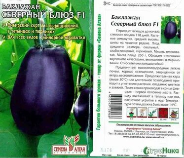 Какой баклажан посадить