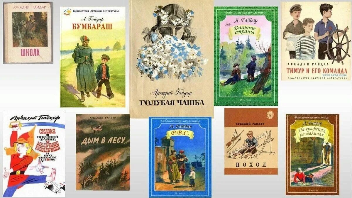 Слушать книгу гайдара