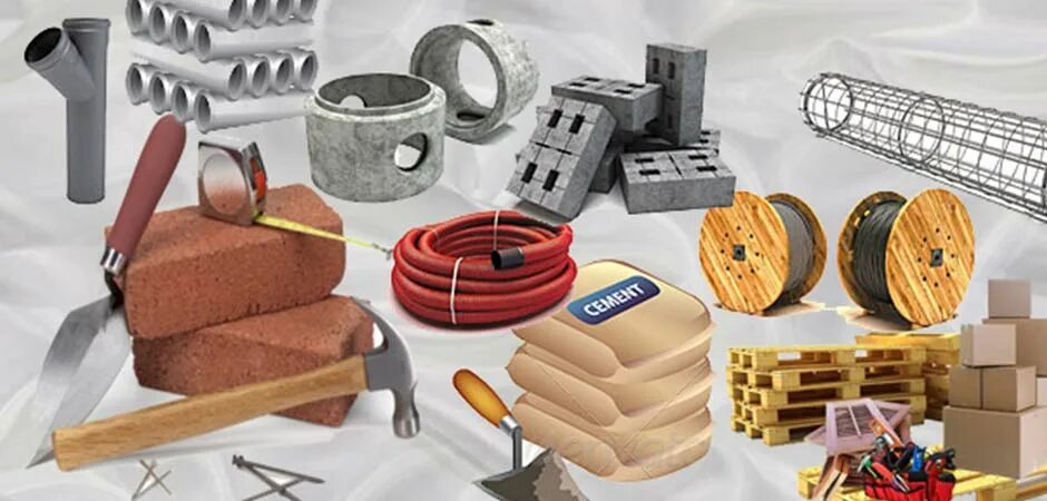 Строительные товары. Общестроительные материалы. Материалы для стройки. Современные строительные материалы. Соединение строительных материалов