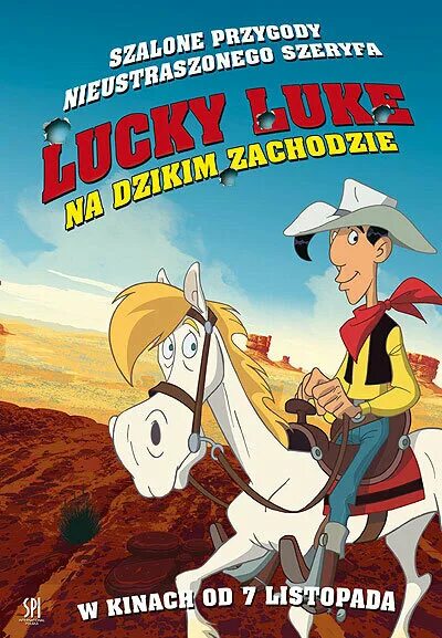 Путешествие на запад 2007. Lucky Luke на Запад 2007. Счастливчик люк путешествие на Запад.