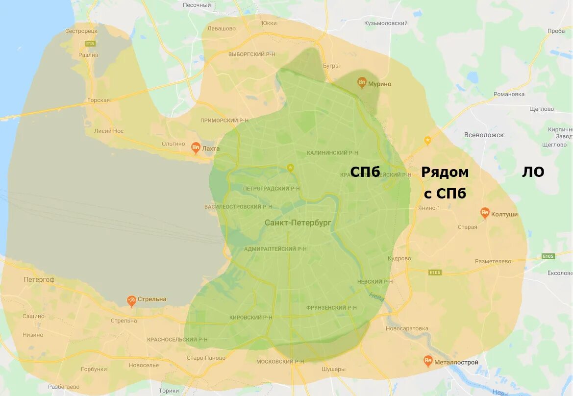 Карта питера с границами города. Зона кад спб. Кад 2 спб. Зоны доставки санкт-петербург. Административные границы города санкт-петербурга.