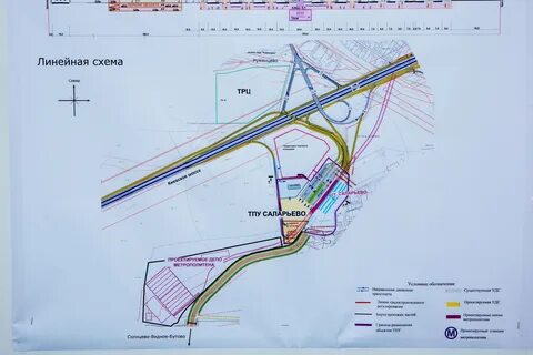 Метро саларьево на карте