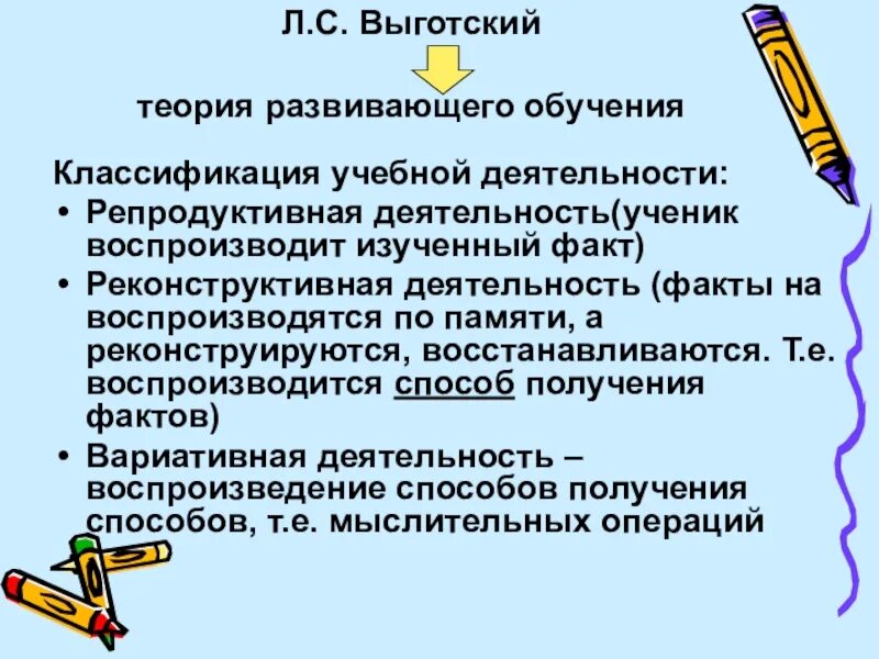 Теория обучения Выготского. Обучение и развитие теория Выготского. Теория учебной деятельности Выготский. Развивающее обучение Выготский.