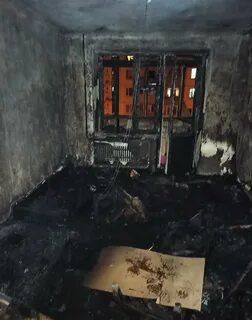 Начался пожар в лифте