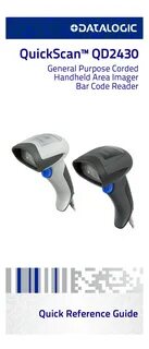 Сканер datalogic qd2430 настройка