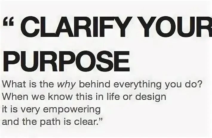 What is your purpose