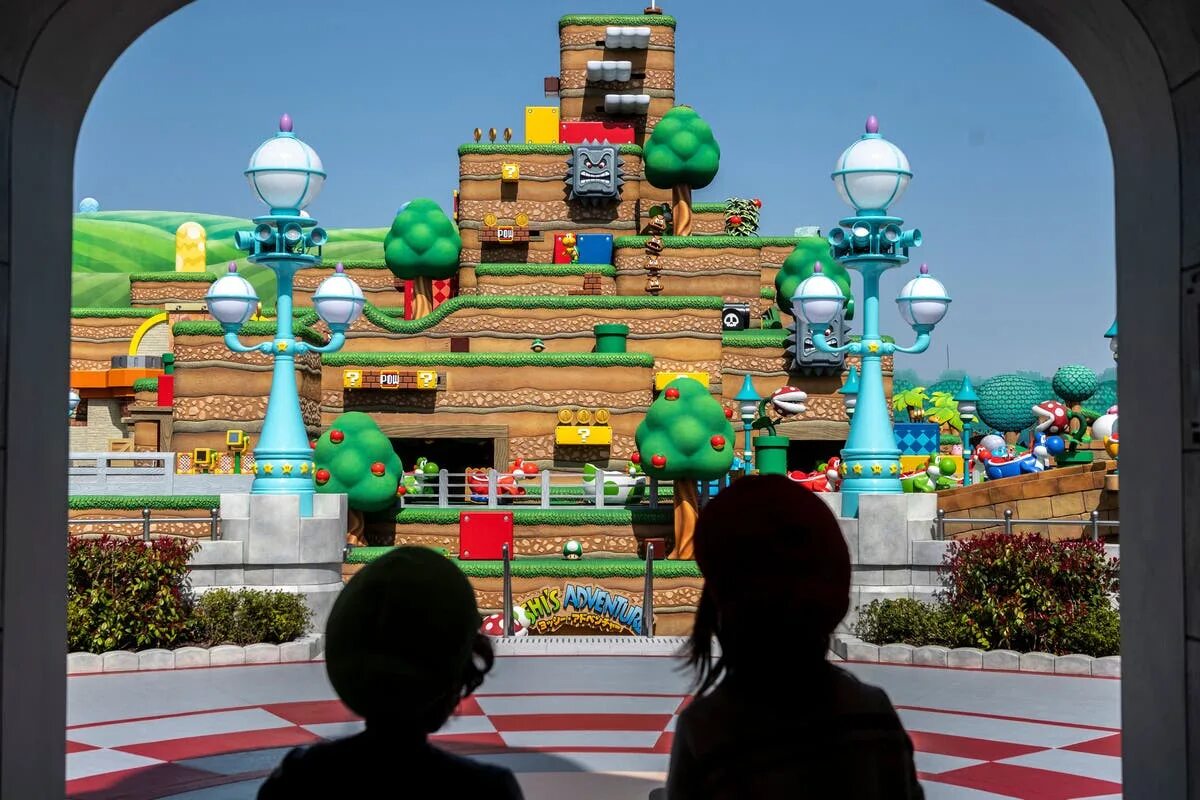 Парк марио. Парк марио в японии. Парк марио. Парк марио в японии. Super nintendo world парк.