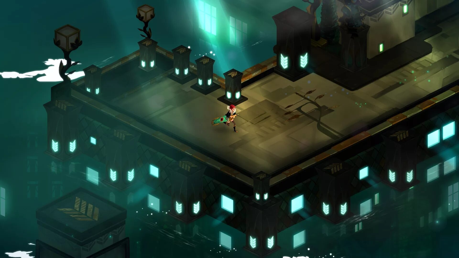 2d games download. Transistor (игра). Supergiant транзистор игра. Transistor 2014. Платформер город.