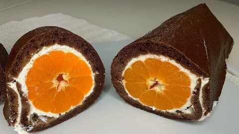 Мандариновый рулет