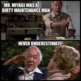 Mr miyagi meme