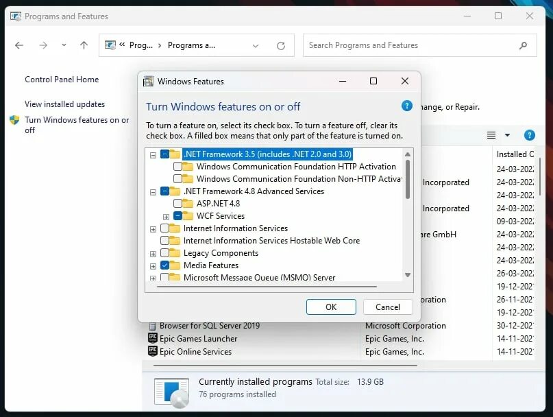 Net framework пакет установки. Net framework 3.5. net framework 3.5 sp1. microsoft .net framework 3.5 sp1. как установить нет фреймворк 3.5 на виндовс 10.