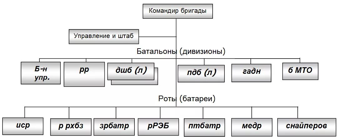 Рота определить. Структура десантно штурмовой бригады. Штатная структура десантно-штурмовой роты. Организационно штатная структура ДШБ. Организационно штатная структура десантно штурмовой роты.