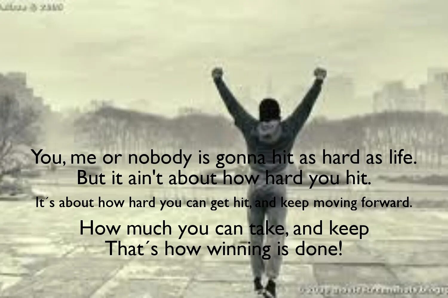 Keep moving forward Rocky. Keep moving forward Минимализм. Keep moving forward Monty. It Ain't about how hard you Hit. It's about how hard you can get Hit and keep moving forward.. You can stay you like