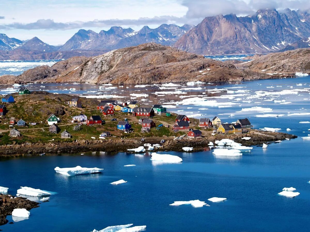 3 самый большой остров на земле. Остров Гренландия Нуук. Кулусук Гренландия. Северная Америка остров Гренландия. Гренландия Дания.