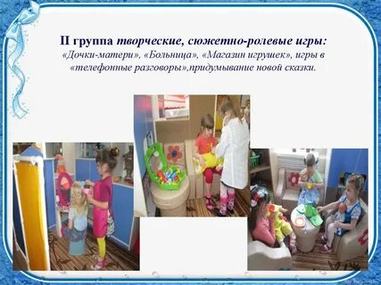 Творческие сюжетно ролевые игры