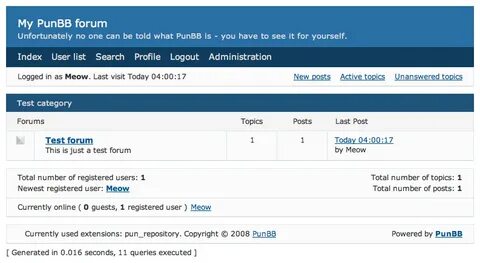 Forums forum visited