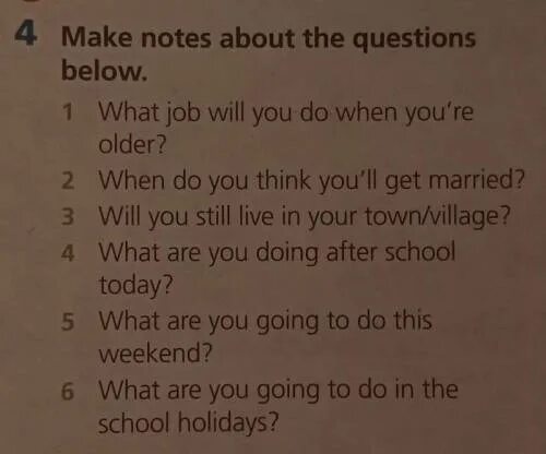 What do you think answer the questions. Do Notes или make Notes. Make Notes. Письмо ОГЭ what job would you like to do when. Make Notes about the questions below 1.what job.