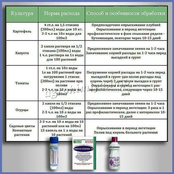 Сколько маточного раствора фитоспорина