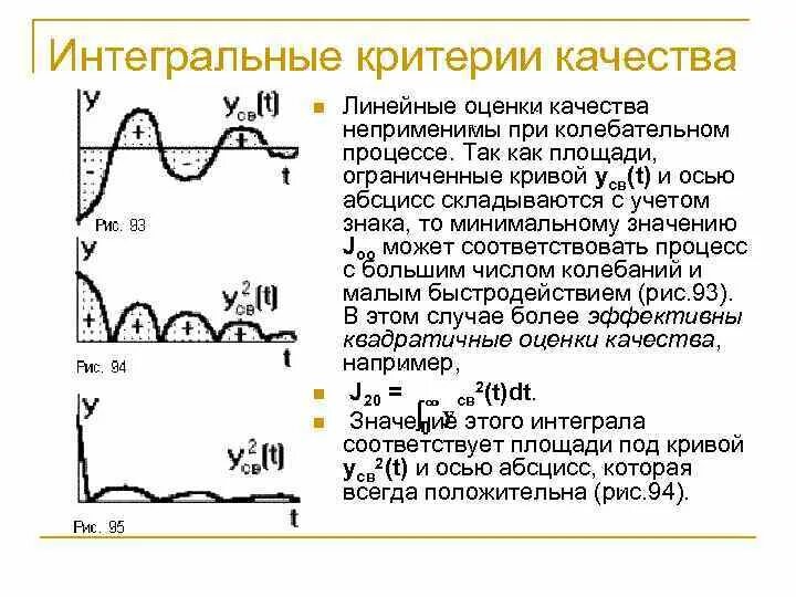 Значение интегральной оценки. Значение интегральной оценки