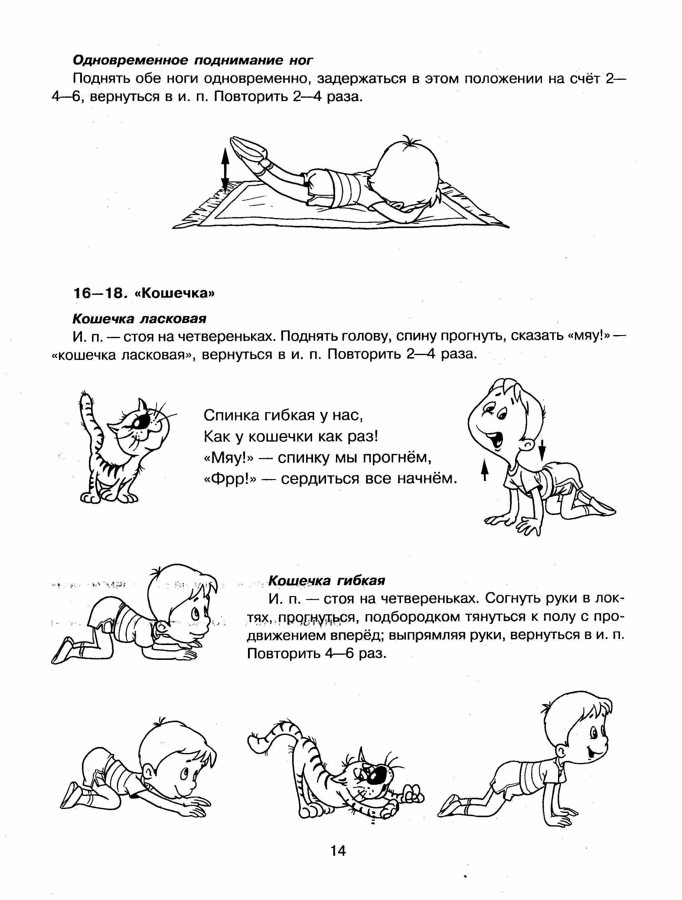 Гимнастика старшая группа
