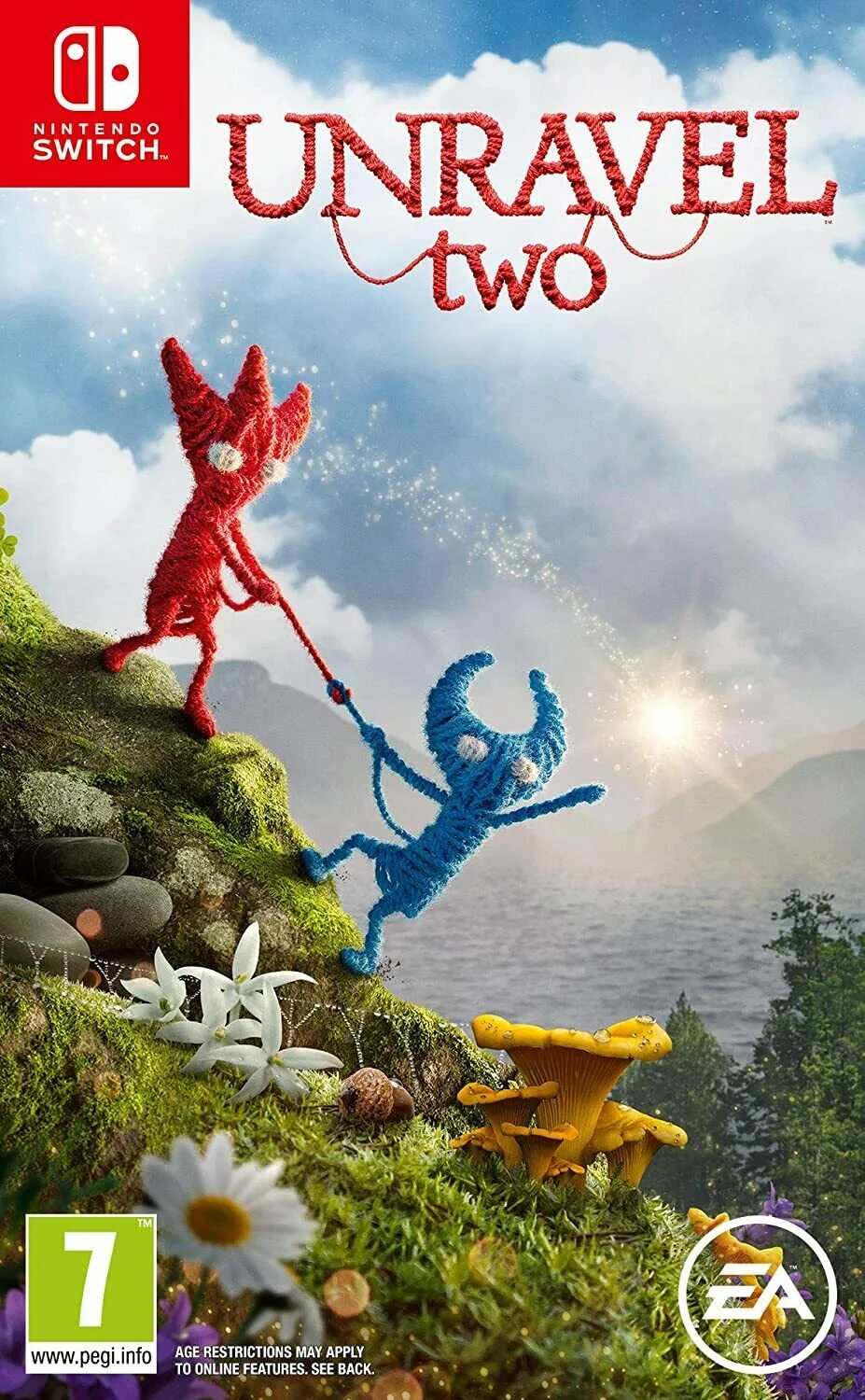 Игра про нитки. Игра Unravel two. Обложка игры Unravel two. Ярни Unravel 2. Unravel 2 ps4.