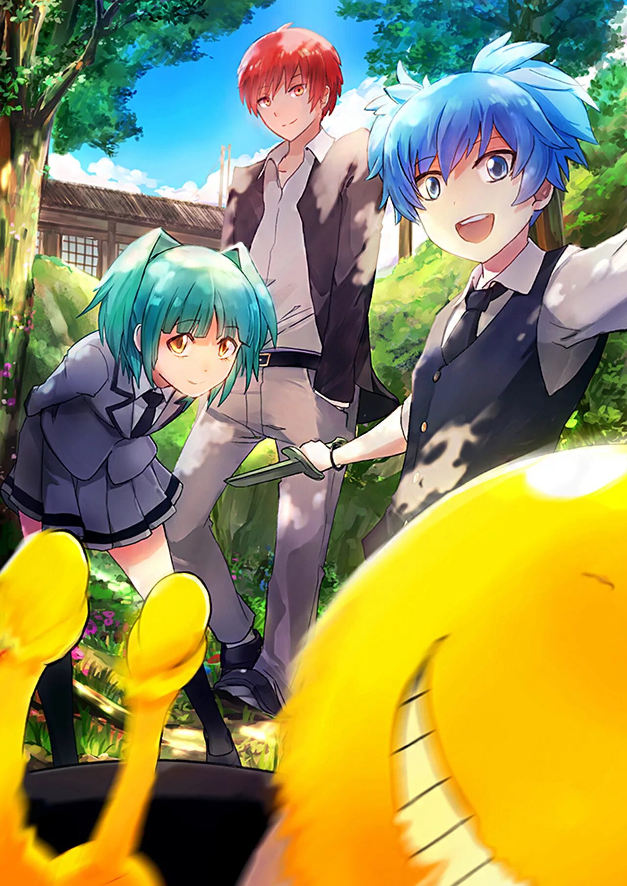 Класс убийц. Класс убийц аниме. ansatsu kyoushitsu фильм 2015. assassination classroom нагиса. 3 е класс убийц.