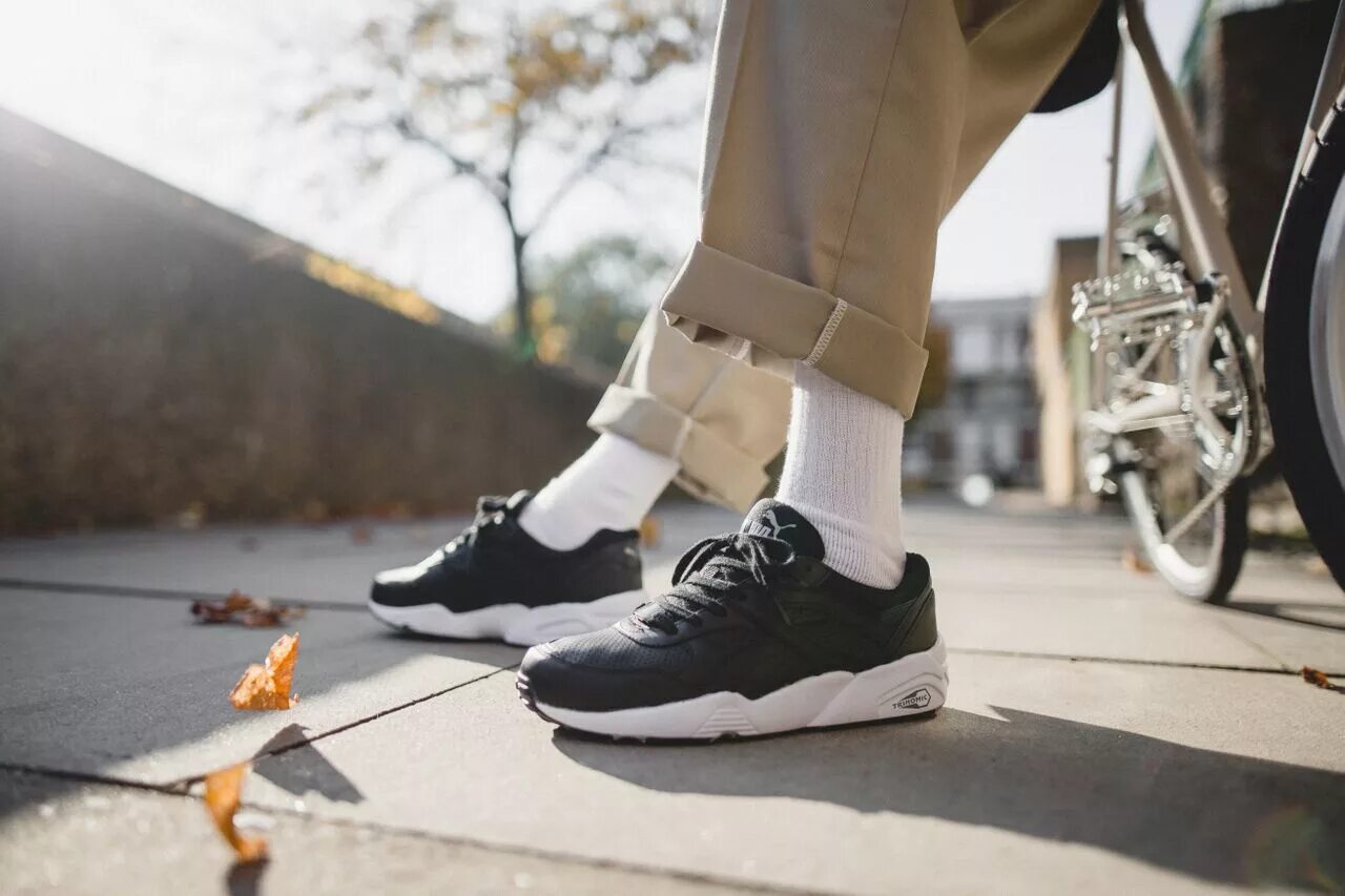 Air jordan 3 on feet. C walk. Puma r22 на ноге. Go on foot. Кроссовки гулять.