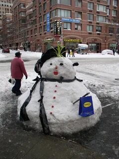 Building snowman