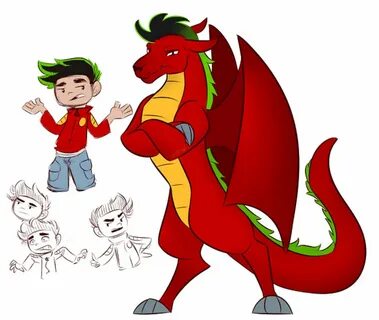 Danny phantom, Randy Cunningham and American dragon art. 