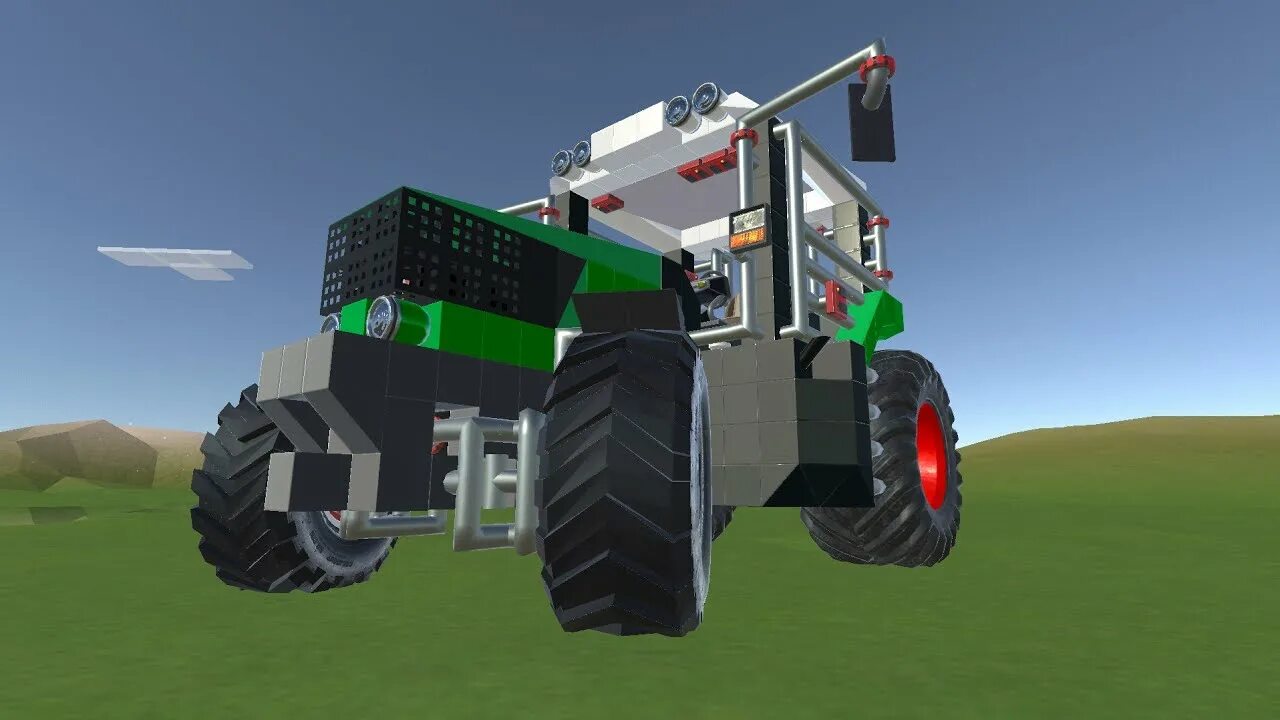 Evertech sandbox. Трактор evertech. экскаватор в evertech sandbox. постройка трактор.